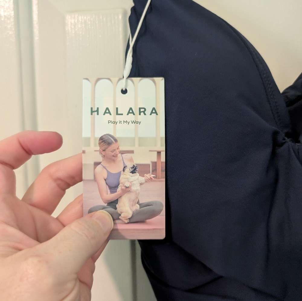 Halara Ruched Cross Front Bodycon Mini - Picture 5 of 6